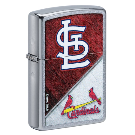 Zippo 2024 Zippo Mlb St. Louis Cardinals, Street Chrome,  ZIP-49749